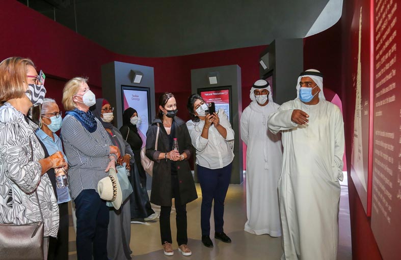 أناسي للإعلام تنظم زيارة لعضوات السلك الدبلوسي بالدولة لمنطقة مليحة الآثرية بالشارقة