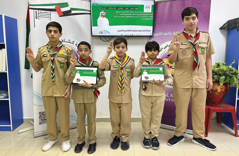 كشافة الإمارات تطلق موقعا إلكترونيا للمخيم الكشفي العربي الـ 33