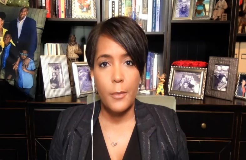 رئيسة بلدية اتلانتا مصابة بكوفيد-19 