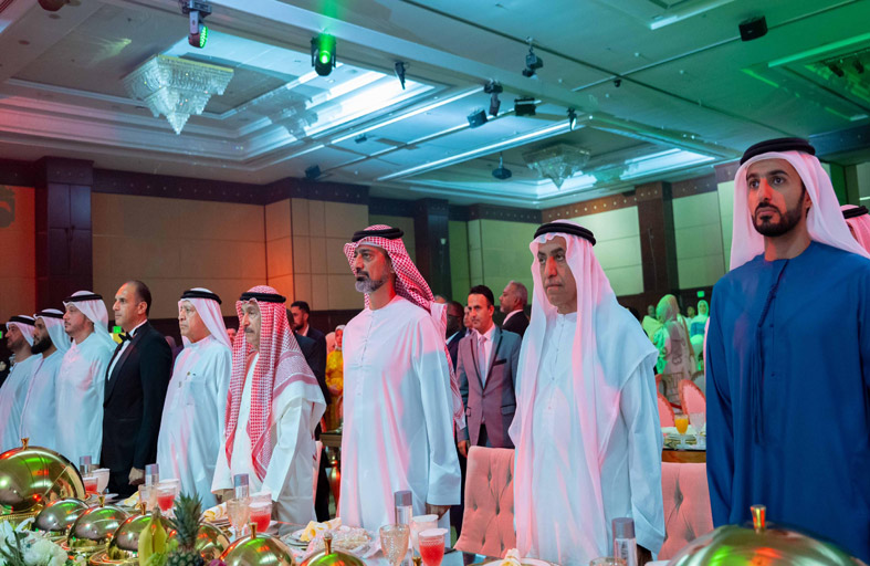 عمار بن حميد يشهد الحفل السنوي لخريجي وشركاء جامعة عجمان وإطلاق مبادرة برنامج المنح الوقفية