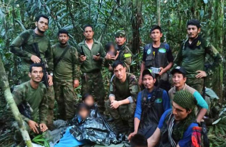 العثور على 4 أطفال تاهوا 40 يوما في أدغال الأمازون