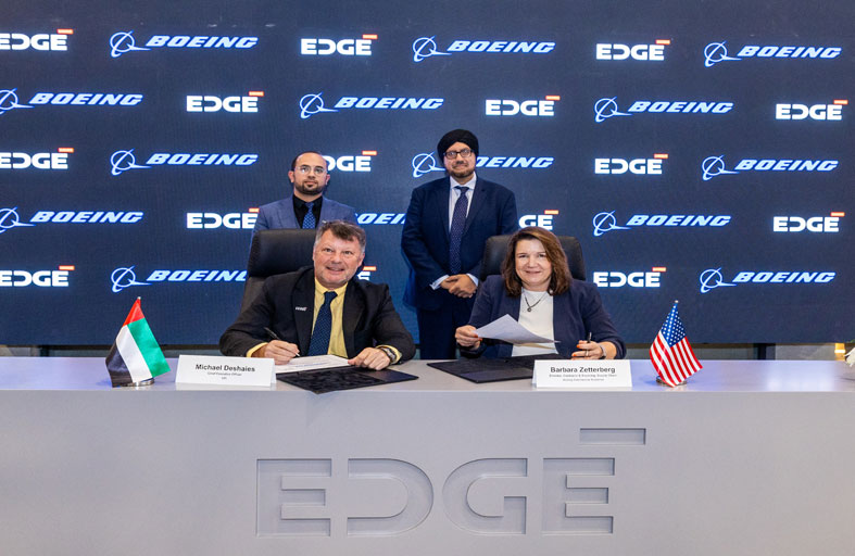 ايدج تُزوّد بوينغ بقطع معدنية صلبة متعددة لطائرات تجارية