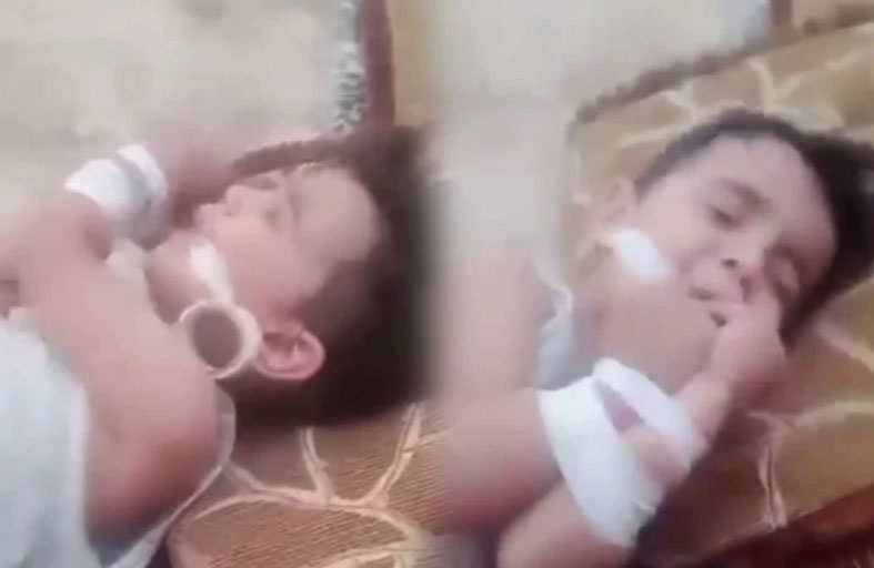 تعذب طفلها في فيديو مروع 