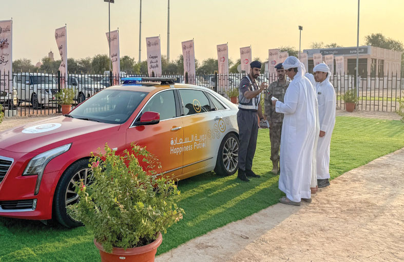 شرطة أبوظبي تختتم مشاركتها في مهرجان الظفرة بسويحان