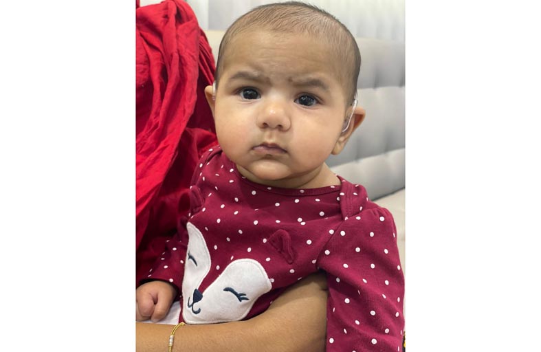 استعادة سمع مولودة جديدة بجهد مشترك بين الخدمات العلاجية الخارجية ومستشفى توام 