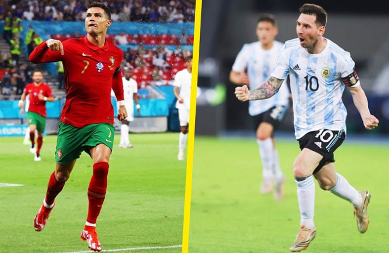 في مونديال 2022 .. ميسي ورونالدو يهددان أرقام مارادونا وبيليه وماتيوس 