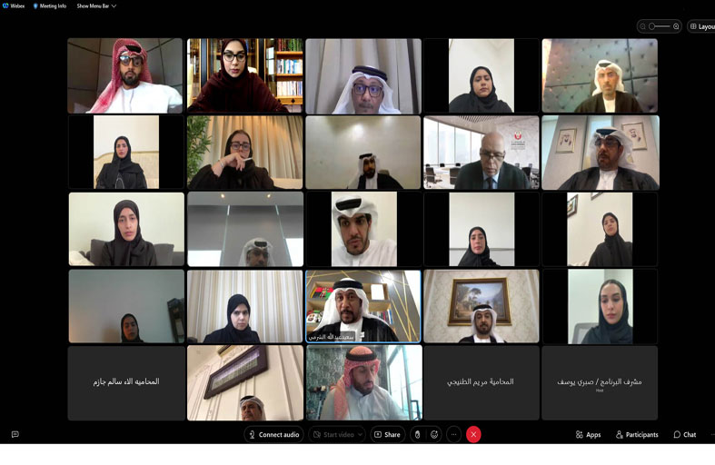 أكاديمية أبوظبي القضائية تنظم جلسة محاكمة صورية للمحامين الملتحقين ببرنامج التكوين الأساسي