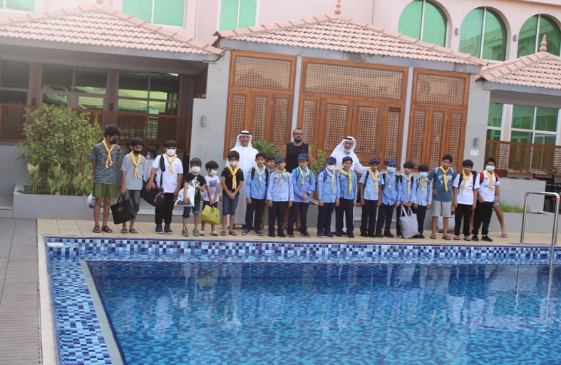 مفوضية كشافة رأس الخيمة تنظم مهرجان تعليم السباحة والألعاب المائية 