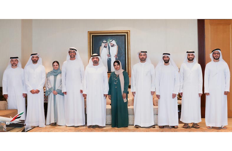 أحمد بن سعيد آل مكتوم يستقبل أعضاء مجلس إدارة مجموعة دبي للجودة المنتخب 