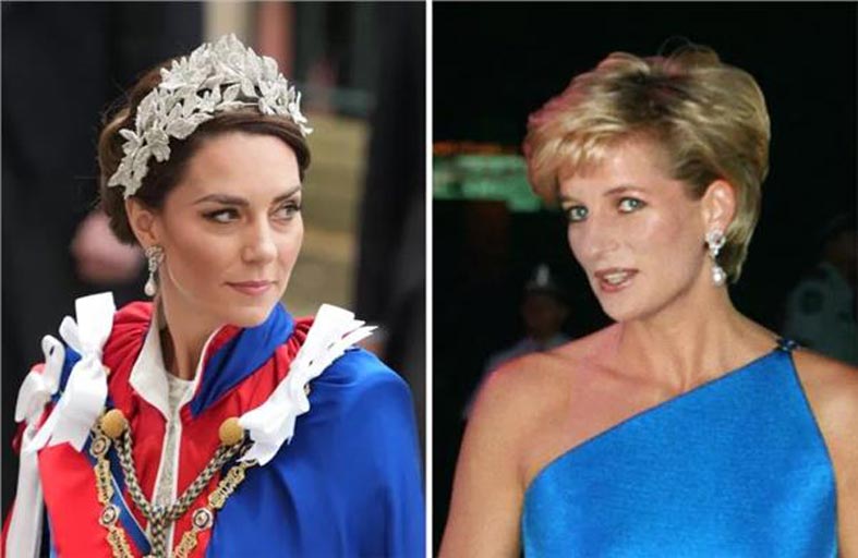 زوجة ويليام تُعيد ذكرى ديانا خلال تتويج تشارلز