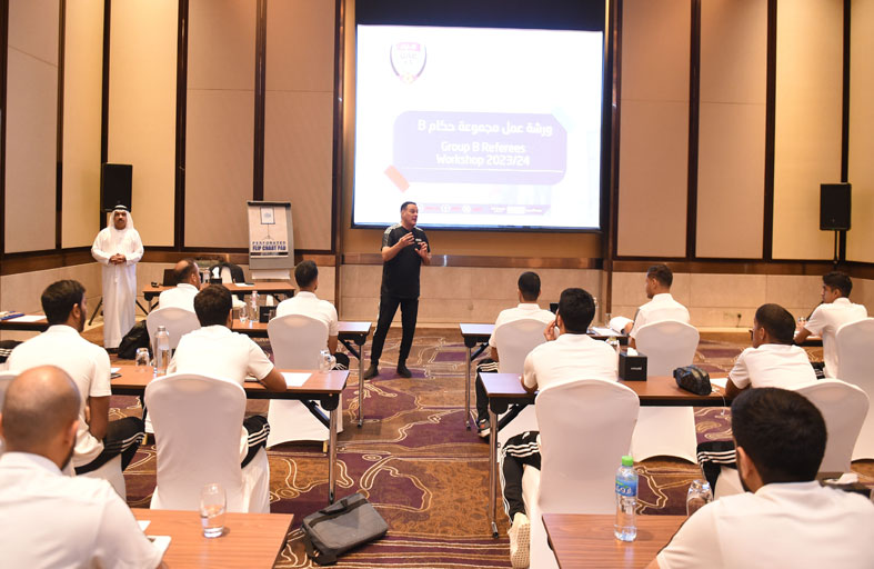 انطلاق المعسكر الداخلي لحكام كرة القدم بدبي