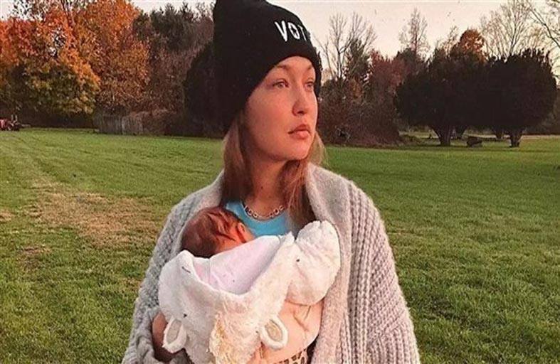 جيجي حديد تختار اسماً لابنتها له جذور عربية