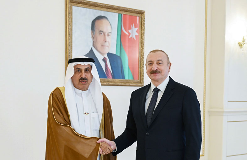 رئيس أذربيجان يستقبل رئيس المجلس الوطني الاتحادي ويؤكد عمق العلاقات مع الإمارات