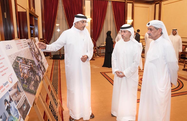 حمد الشرقي يعتمد التصميم الجديد لمبنى كليات التقنية العليا بمدينة دبا الفجيرة بتكلفة 174 مليون درهم