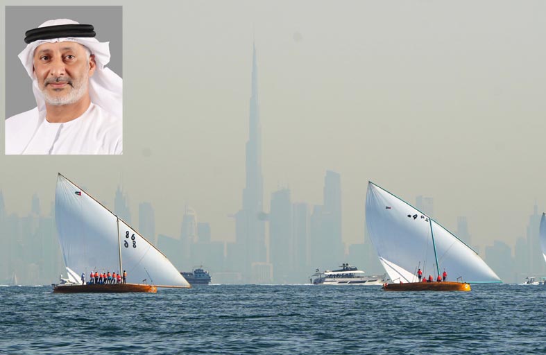 القوارب الشراعية 43 قدما تعود للإبحار السبت في شواطئ دبي