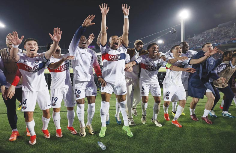 سان جرمان يضرب موعداً مع دورتموند في نصف نهائي الأبطال