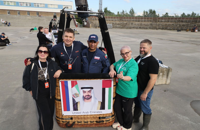 منطاد الإمارات يسدل الستار على مشاركته الثالثة في روسيا