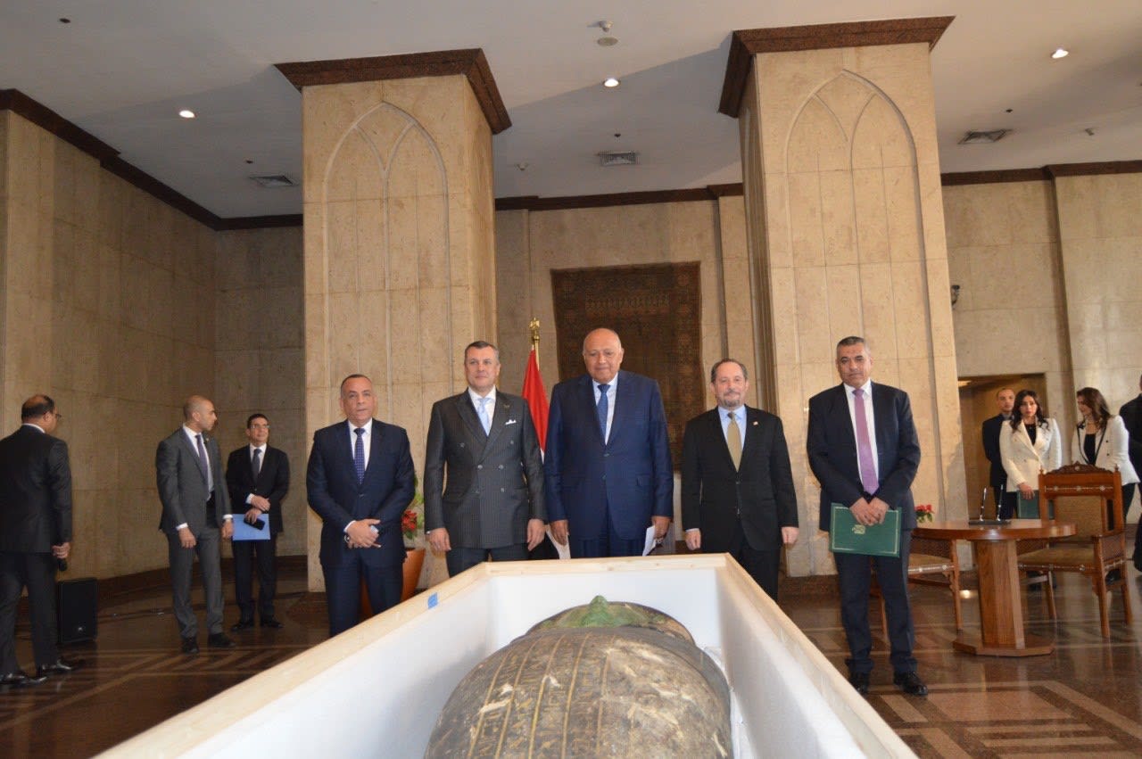 مصر تستعيد التابوت الأخضر من الولايات المتحدة