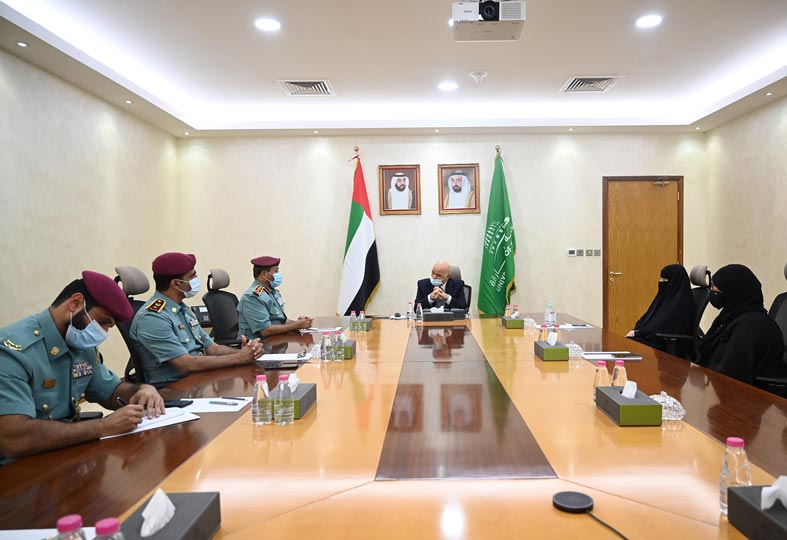 وفد من الطوارئ والأزمات يطلع على الإجراءات الاحترازية في جامعة الشارقة