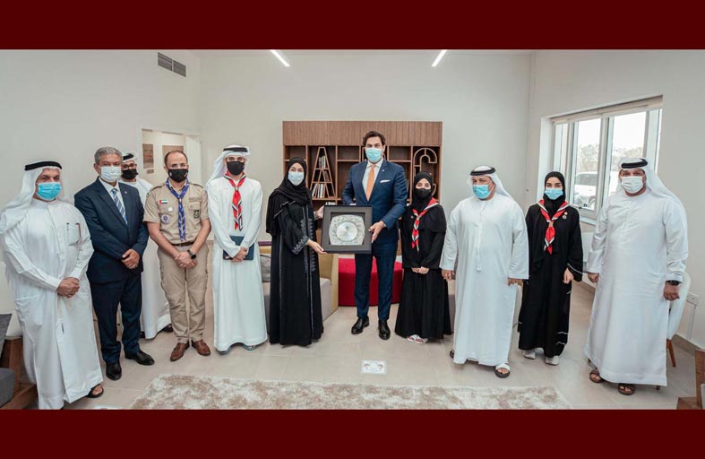 حصة بوحميد تستقبل وفد المنظمة العالمية والعربية للحركة الكشفية