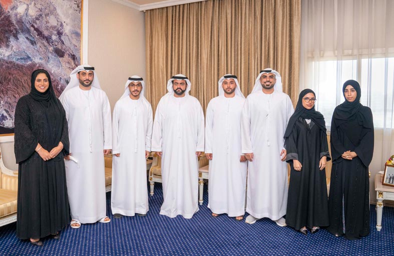 محمد الشرقي يستقبل أعضاء مجلس الفجيرة للشباب ويطلع على مشاريعه ومبادراته