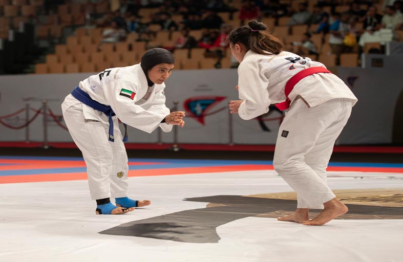 وديمة اليافعي ومحمد العمري مواهب إماراتية تضع أقدامها على سلم المجد في رياضة الجوجيتسو
