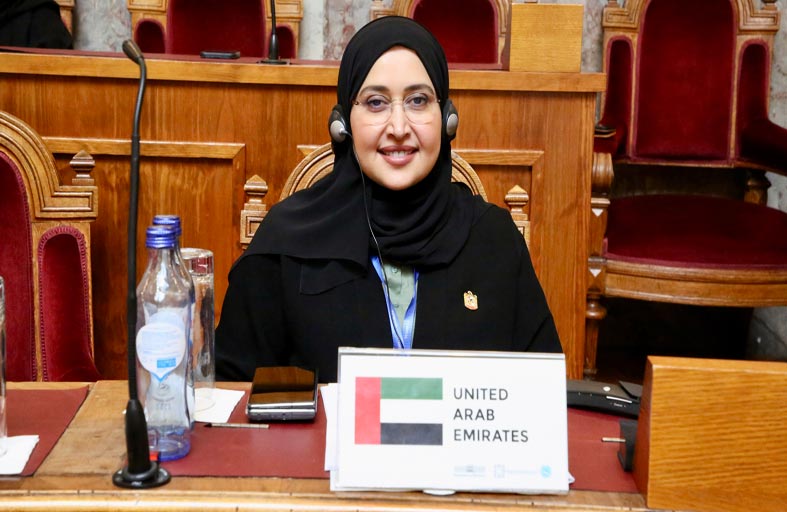 مريم بن ثنية تشارك في جلسة حول المساواة بين الجنسين بمنتدى النساء البرلمانيات لبرلمان البحر المتوسط