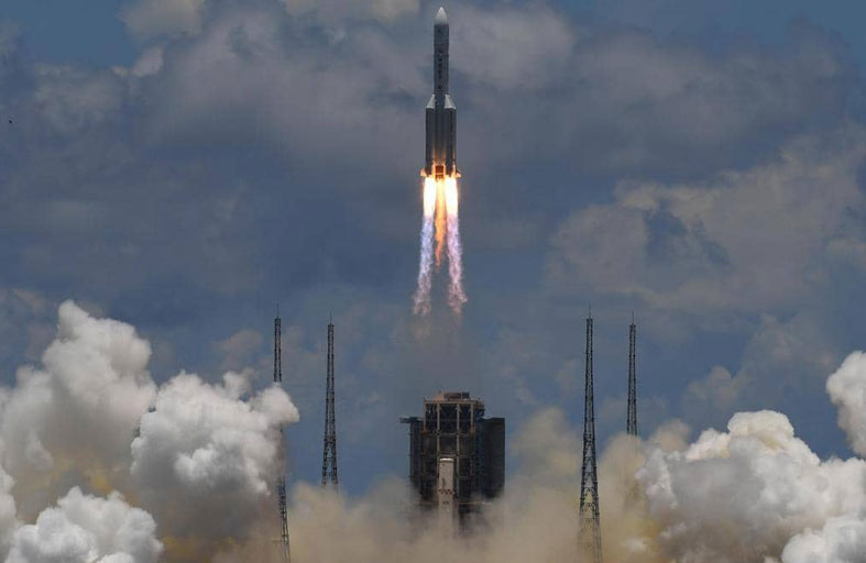 الصين تطلق مسبارا في اتجاه المريخ 