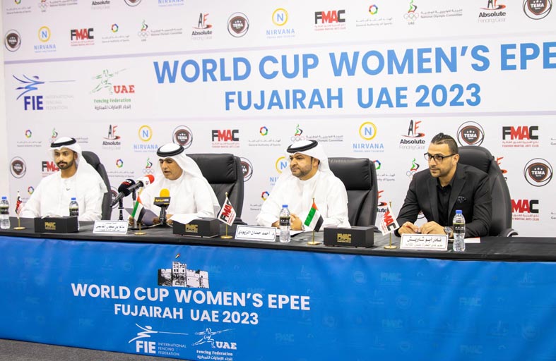 40  دولة في كأس العالم للسيدات -المبارزة بالفجيرة