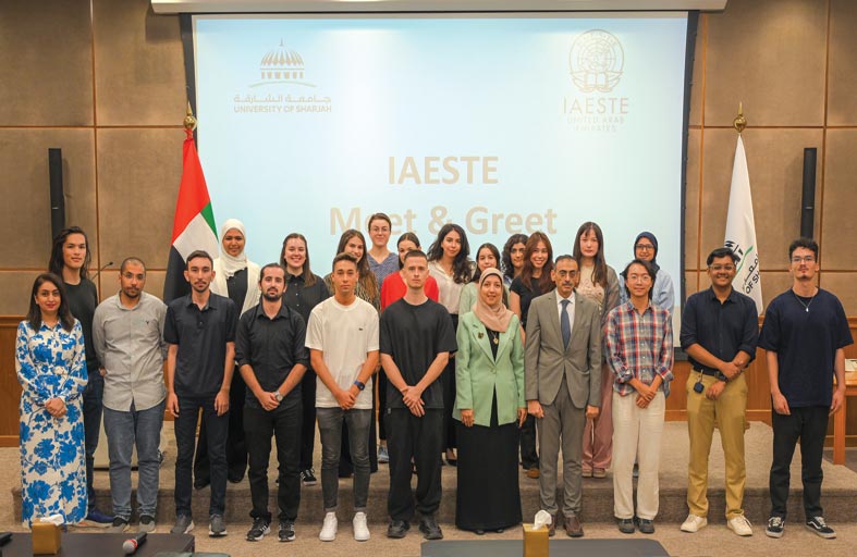 جامعة الشارقة تستقبل طلبة برنامج «إياستا» للتبادل الطلابي