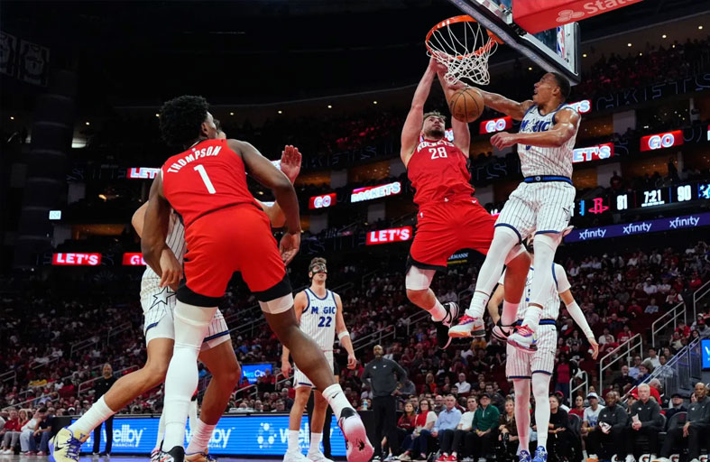 شنغون يمدد سلسلة انتصارات روكتس إلى خمسة 