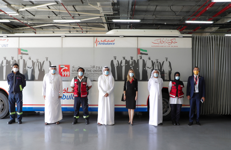 إسعاف دبي تبحث التعاون مع القنصلية الرومانية 