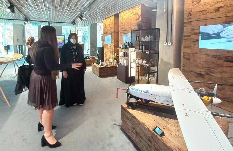 ميثاء الشامسي تزور جناح لاتفيا في إكسبو 2020 دبي