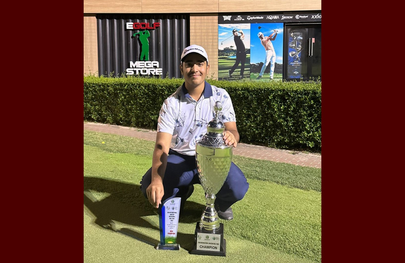 الأردني موسى شناعة يتوج بطلا لخامس جولات جيم جولف تور العالمية 