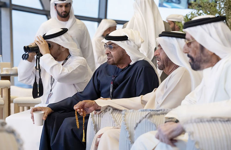 رئيس الدولة والشيوخ وضيوف الإمارات يشهدون الجولة الختامية لبطولة العالم للفورمولا1 في حلبة ياس