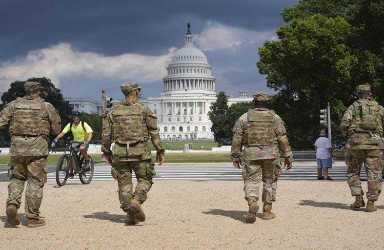 قرار قضائي بعدم قانونية نشر الحرس الوطني في واشنطن 