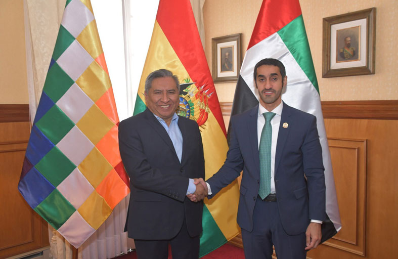 سفير الإمارات يلتقي وزير العلاقات الخارجية في بوليفيا