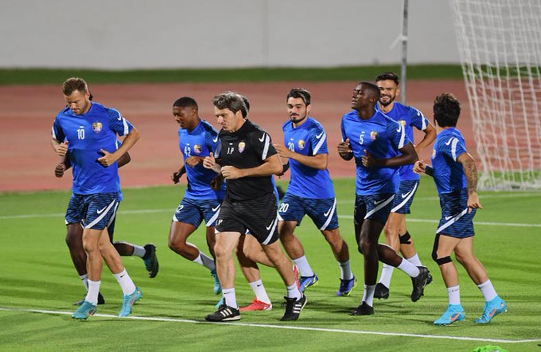 العين يُجري مباراتين تجريبيتين أمام خورفكان والرفاع الخميس والجمعة