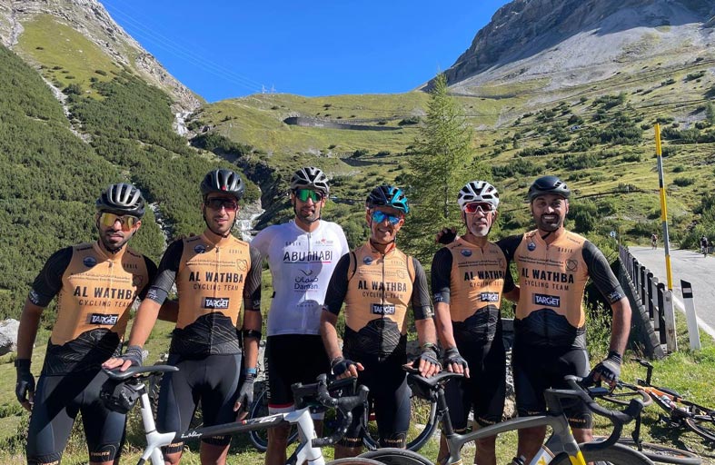 «الوثبة للدراجات» يخوض تجربة تدريبية جديدة بالصعود إلى قمة جبل «استيلفيو»