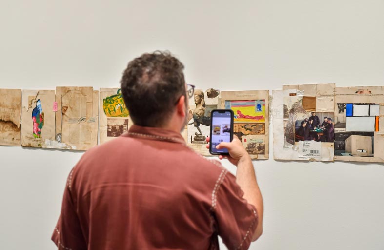 نيويورك أبوظبي تفتتح معرض توليف الفني لخريجيها