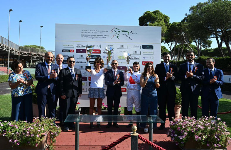 «ماكاميرا» و «ديتركسنتا» يتوجان بكأسي «زايد» و «فاطمة بنت مبارك» للخيول العربية في إيطاليا