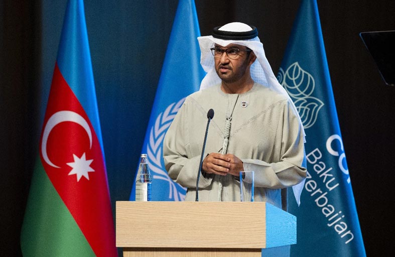 خلال اجتماعات تمهيدية لـ COP29.. رئيس COP28 يدعو إلى تنفيذ اتفاق الإمارات