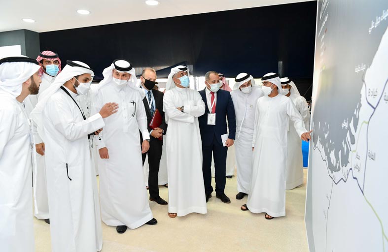 سهيل المزروعي يفتتح معرض ومؤتمر الشرق الأوسط للسكك الحديدية 2021 بدبي  