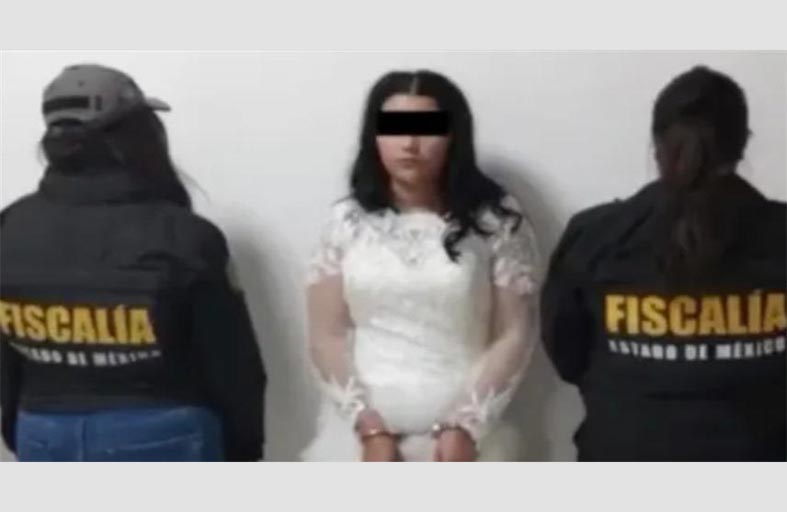 قبض عليها بفستان زفافها بتهمة القتل