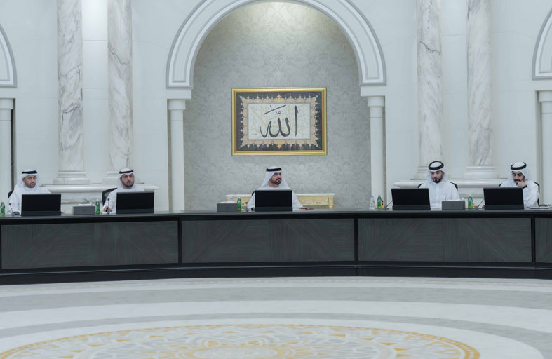 عبدالله بن سالم القاسمي يترأس اجتماع تنفيذي الشارقة
