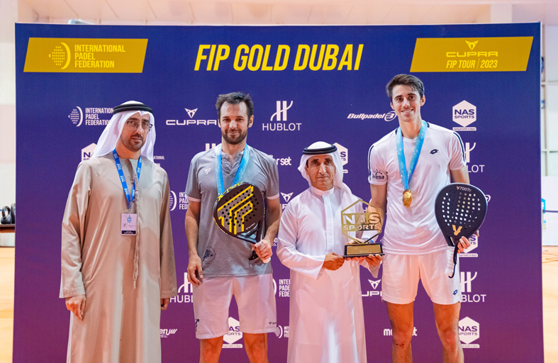 «أنكل سعيد» يتوج الفائزين بدولية البادل في دورة ند الشبا الرياضية 