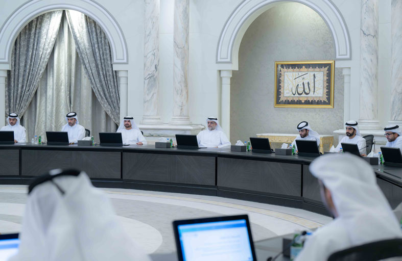 ولي عهد الشارقة يترأس اجتماع المجلس التنفيذي