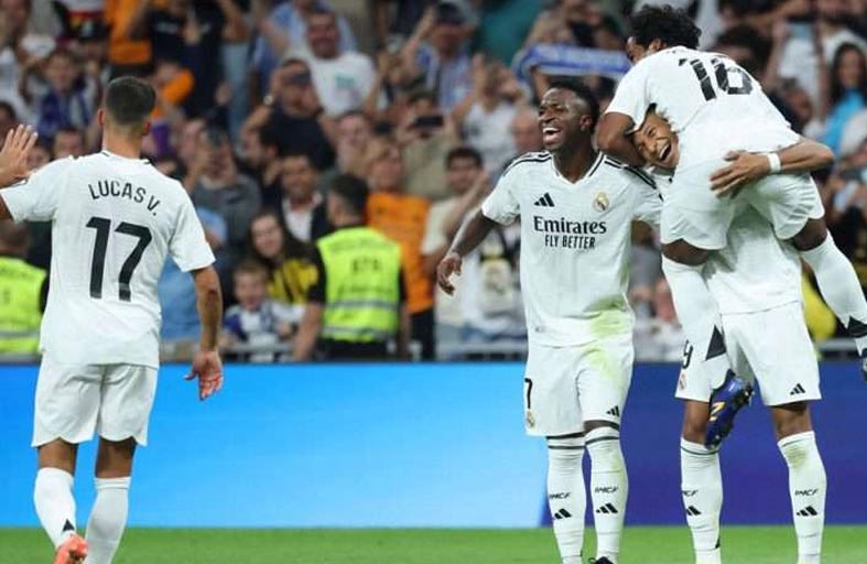 ريال يدكّ إسبانيول برباعية  في الدوري الإسباني