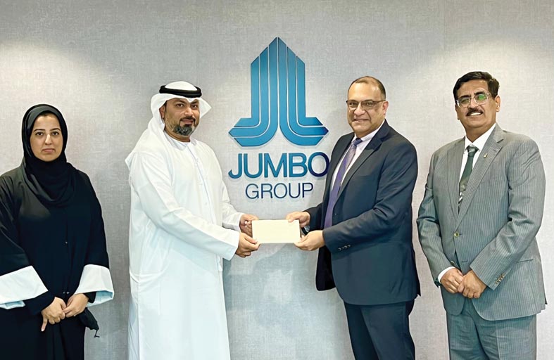 مجموعة جمبو تتبرع بـ 500 ألف درهم لدبي العطاء من أجل التعليم