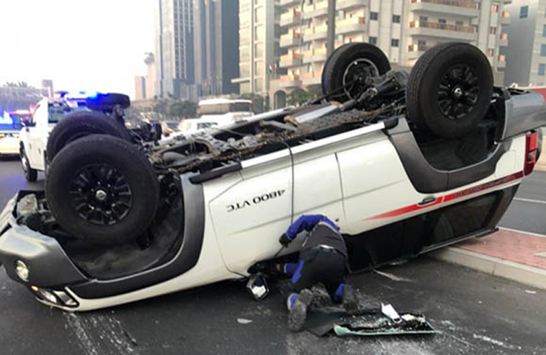 إصابة 6 أشخاص في حوادث مرورية متفرقة خلال 48 ساعة